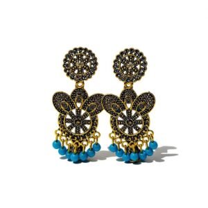 Jhumka Earring golden and black