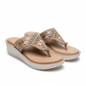 Sandal Pattern-Peach, perfect blend of comfort style
